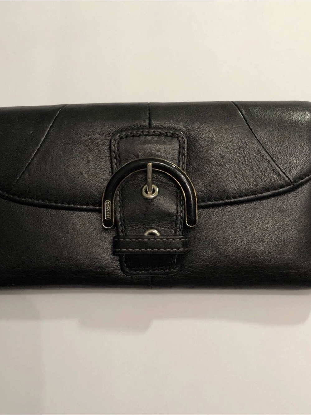 Coach Women’s Leather Tri-Fold Wallet